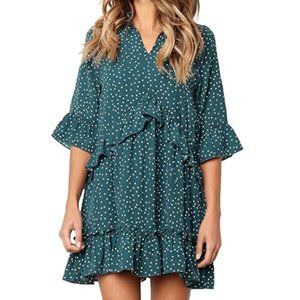 Green Polka Dot Dress